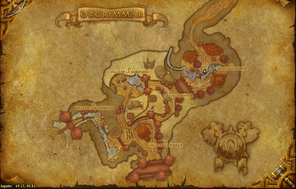 Localización portal a Pandaria.